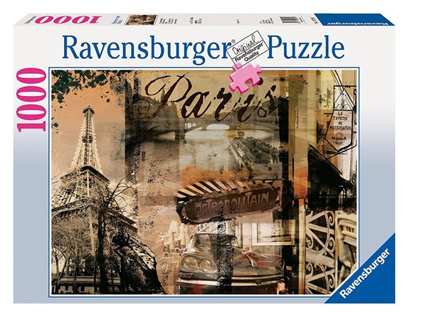 Ravensburger (15729) - "Parisian Memories" - 1000 pieces puzzle