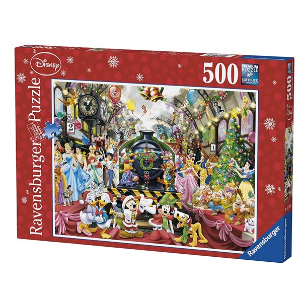 Ravensburger (14739) - Disney, Christmas Train - 500 pieces puzzle