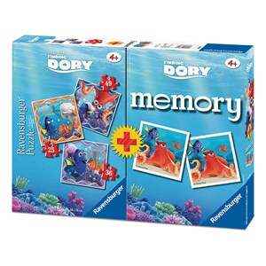 Ravensburger (06871) - "Dory + Memory" - 25 36 49 pieces puzzle