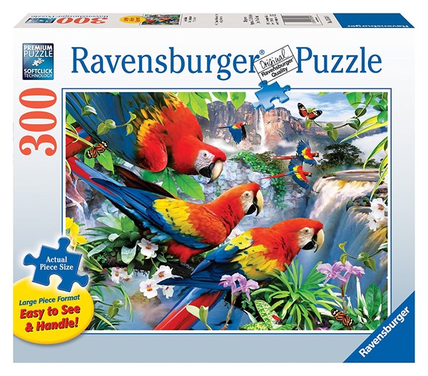 Ravensburger (13534) - Howard Robinson: "Tropical Birds" - 300 pieces puzzle