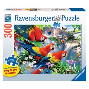 Ravensburger (13534) - Howard Robinson: "Tropical Birds" - 300 pieces puzzle