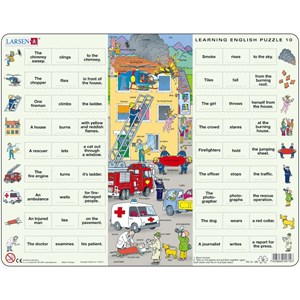 Larsen (EN10) - "Learning English 10" - 54 pieces puzzle