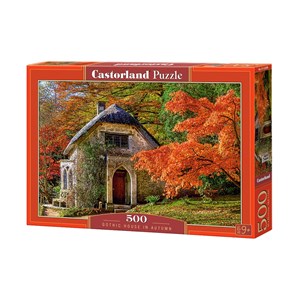Castorland (B-52806) - "Gothic House in Autumn" - 500 pieces puzzle