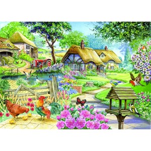 The House of Puzzles (1592) - "Cottage, Country Living" - 500 pieces puzzle