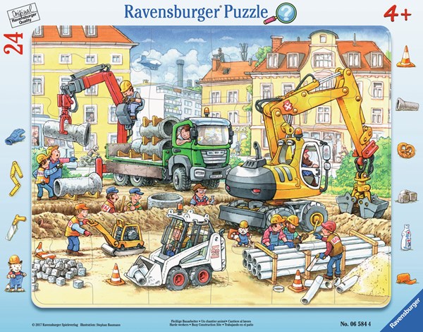 Ravensburger (06584) - "Construction" - 24 pieces puzzle