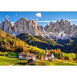 Castorland (B-52738) - "Santa Maddalena in Val di Funes, Italy" - 500 pieces puzzle