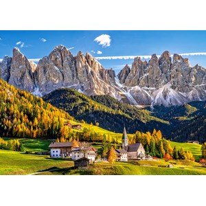 Castorland (B-52738) - "Santa Maddalena in Val di Funes, Italy" - 500 pieces puzzle