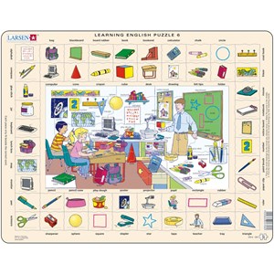 Larsen (EN6) - "Learning English 6" - 70 pieces puzzle