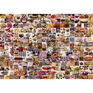 Grafika (02206) - "Collage, Cakes" - 1000 pieces puzzle