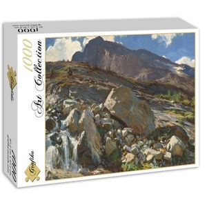 Grafika (02076) - John Singer Sargent: "Simplon Pass, 1911" - 1000 pieces puzzle