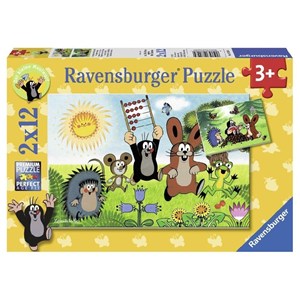 Ravensburger (07558) - "Learning with The Mole" - 12 pieces puzzle