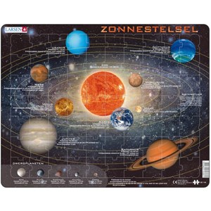 Larsen (SS1-NL) - "Zonnestelsel - NL" - 70 pieces puzzle