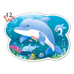 Castorland (B-043026) - "Underwater World" - 8 12 15 20 pieces puzzle