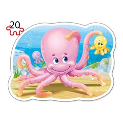 Castorland (B-043026) - "Underwater World" - 8 12 15 20 pieces puzzle