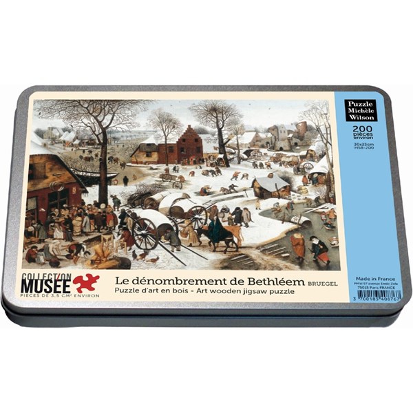 Puzzle Michele Wilson (H58-200) - Pieter Brueghel the Elder: "Numbering at Bethlehem" - 200 pieces puzzle