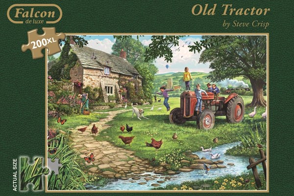 Falcon (11140) - Steve Crisp: "Old Tractor" - 200 pieces puzzle
