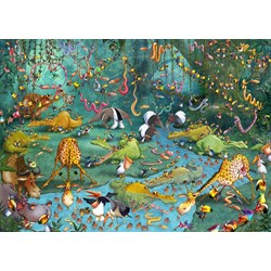 Grafika Kids (00804) - François Ruyer: "Jungle" - 24 pieces puzzle