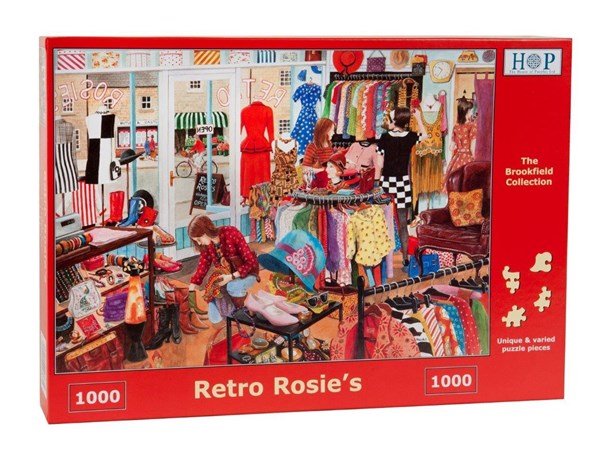 The House of Puzzles (3671) - "Retro Rosie's" - 1000 pieces puzzle