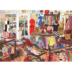 The House of Puzzles (3671) - "Retro Rosie's" - 1000 pieces puzzle