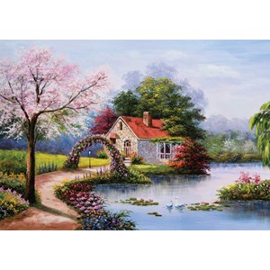 KS Games (11324) - "Cottage" - 1000 pieces puzzle