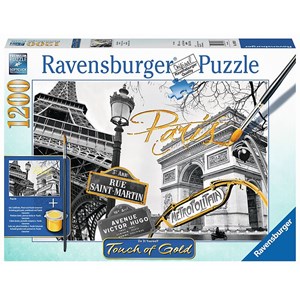 Ravensburger (19935) - "Golden Paris" - 1200 pieces puzzle