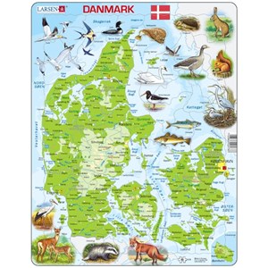 Larsen (K78) - "Danmark" - 66 pieces puzzle