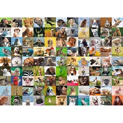Ravensburger (19642) - "99 Funny Animals" - 1000 pieces puzzle