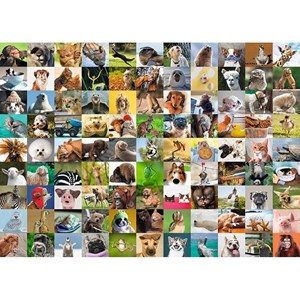 Ravensburger (19642) - "99 Funny Animals" - 1000 pieces puzzle