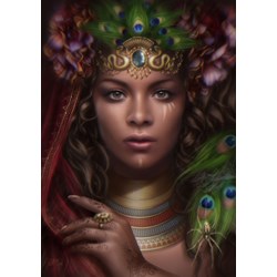 Grafika (01054) - Cris Ortega: "Queen of the Sun Realm" - 1000 pieces puzzle