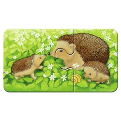 Ravensburger (07365) - "Cute Forest Animals" - 2 pieces puzzle