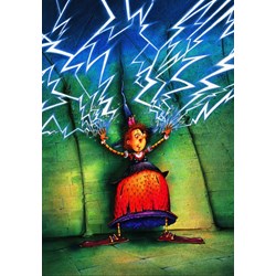 Grafika Kids (01451) - François Ruyer: "The Witch" - 100 pieces puzzle