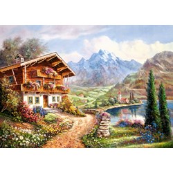 Castorland (C-200511) - "High Country Retreat" - 2000 pieces puzzle