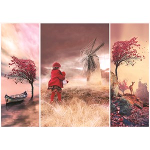 Trefl (104080) - "Romantic Fairytale Land" - 1000 pieces puzzle