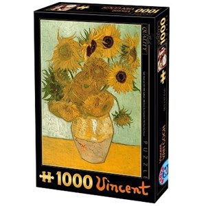 D-Toys (66916-VG01) - Vincent van Gogh: "Sunflowers" - 1000 pieces puzzle