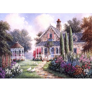 Grafika (T-00505) - Dennis Lewan: "Elmira's Cottage" - 1000 pieces puzzle