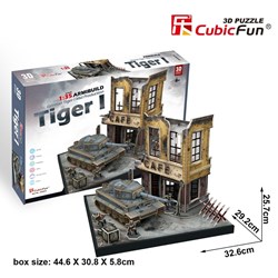 Cubic Fun (JS4201h) - "German Tiger I" - 258 pieces puzzle