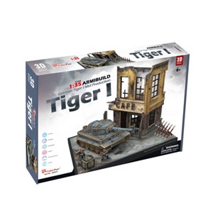 Cubic Fun (JS4201h) - "German Tiger I" - 258 pieces puzzle