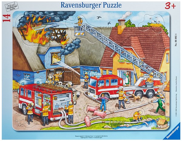 Ravensburger (06092) - "Fighting Fire" - 14 pieces puzzle