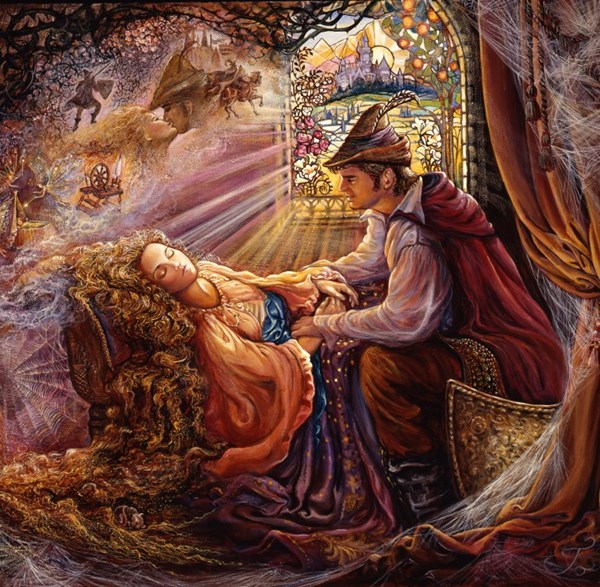 Grafika (02390) - Josephine Wall: "Sleeping Beauty" - 1500 pieces puzzle