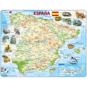 Larsen (K84) - "Spain (in Spanish)" - 58 pieces puzzle
