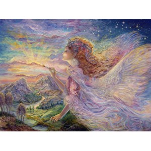 Grafika (00897) - Josephine Wall: "Aurora Painting the Dawn" - 2000 pieces puzzle