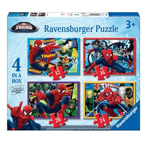 Ravensburger (07363) - "Spiderman" - 12 16 20 24 pieces puzzle